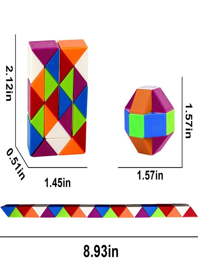 KOSIDEN 30pcs Boy Party Favors - Fidget Snake Cube Puzzle Toys for Goodie Bags, Bulk Toys, Classroom Prizes, Treasure Box Birthday School Students Fidget Gift for Kids Teens - Image 2